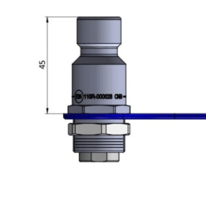 I-tankkausliitin lyhyt 24mm