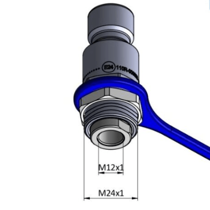 I-tankkausliitin lyhyt 24mm - Image 2